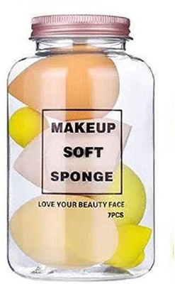 ZIRAK Makeup Blender Sponge Set Of 7 Makeup Sponge