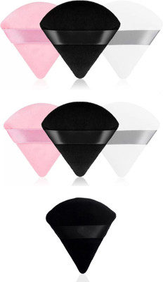 feelhigh 07 Triangle Powder Puff Face Soft Setting ,Loose Powder for Under Eyes & Corners