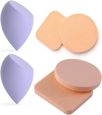 SEUNG BEAUTY WASHABLE & LONG LASTING MAKEUP PUFF BLENDERS PACKET