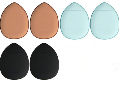 feelhigh 06 Mini Finger Powder Puff Mini Makeup Sponge Puff for Foundation Concealer