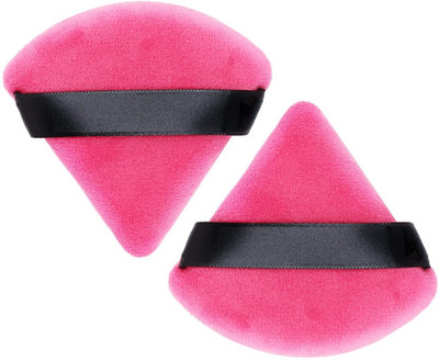 DARVING riangle Powder Puff with Finger puff,mini Makeup puff