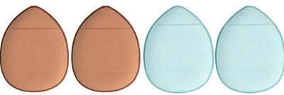 feelhigh 04 Mini Finger Powder Puff Mini Makeup Sponge Puff for Foundation Concealer
