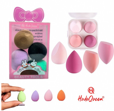 HUDAQUEEN 8 Pc Set – Mini and Big Beauty Blenders for Face & Foundation