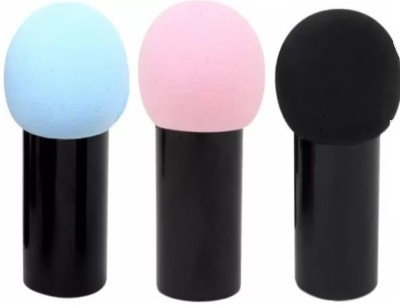 YELGO Mushroom Head Beauty Blender Soft Powder Puff With Storage for Makeup Pack of 3