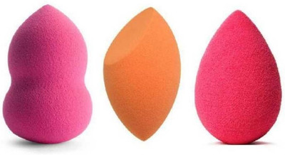 GFSU - GO FOR SOMETHING UNIQUE Set of 3 Makeup Beauty Foundation Cream Powder Liquid Blender Sponge Puff