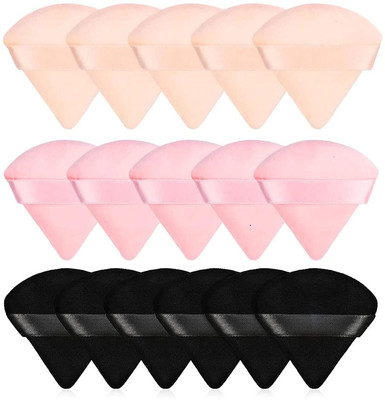 MOLLY MINX 15 Pcs Tringle puff sponge, Face Soft Triangle Makeup Puff, Makeup Sponge