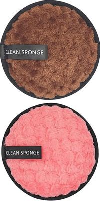 MISTY ALLE 2 facial cleaning puffs soft washable reusable