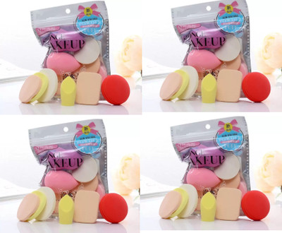 Fleeto WASHABLE MAKEUP BLENDER PUFF PACKET(4 pack)