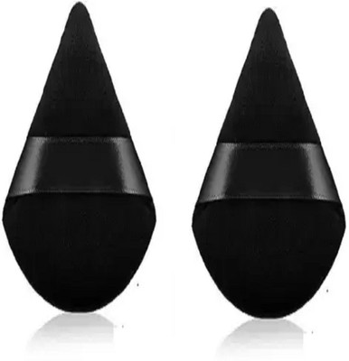 UNNTEESH 2 Pc Makeup Puff Soft Powder Sponge Foundation Powder Triangle Sponge with Strap