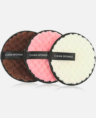 Glowsync Reusable Multi-functional Makeup Removal Facial Cleansing Pads (Pack of 3)