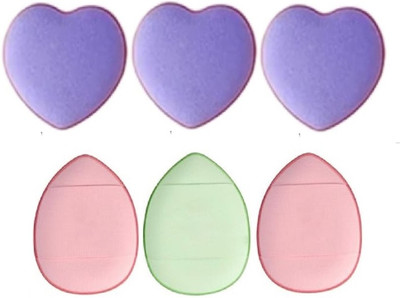 Gonegal Makeup Finger Sponge Blender With Mini Heart Puff, Soft Sponge