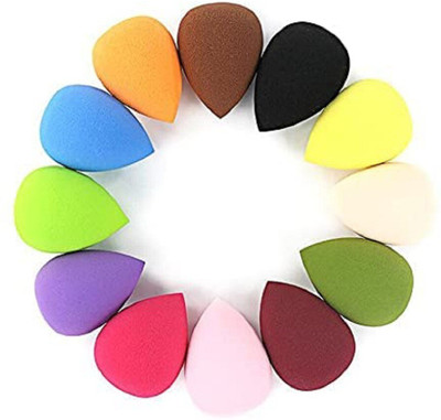 LOVHIDE 12 Pcs Makeup Sponge Puff With Box Foundation Powder Sponge