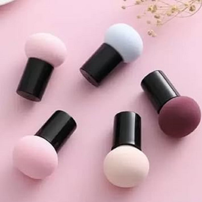 banira Elastic Soft Mushroom Shape 5 Piece Beauty Blender