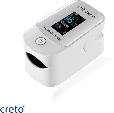CRETO Pulse Oximeter Sp_O2 Blood Oxygen Pulse Oximeter(White)
