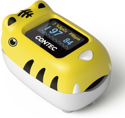 CONTEC CMS50Q1 Pediatric Pulse Oximeter – Fingertip Oxygen & Heart Rate Pulse Oximeter(Yellow)