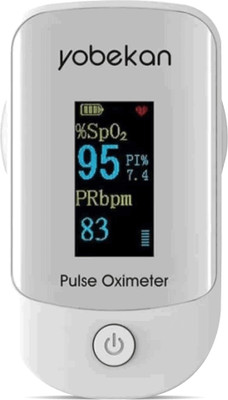 CRETO (Pulse Oximeter (SpO2) Blood Oxygen Saturation Monitor with Pulse Rate) Pulse Oximeter(White)