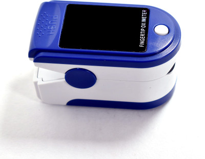 Dishan Fingertip Blood Oxygen Saturation Monitor , Heart rate & SPO2 Level Oxygen Meter Pulse Oximeter(Blue)