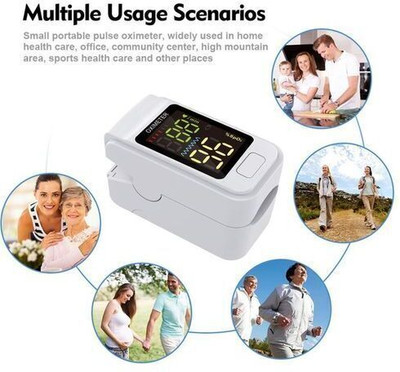 kiaan enterprises Portable Digital Fingertip SpO2 , Pulse Rate Pulse Oximeter(White)