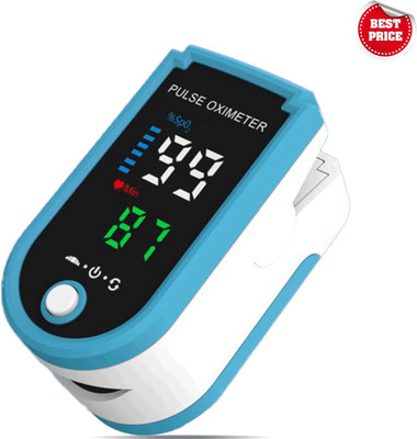 CRETO Pulse Oximeter with Oxygen Saturation Monitor SPO2 Pulse Oximeter(Blue)