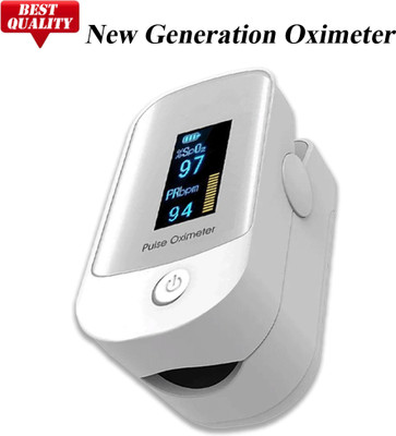 CRETO (Portable Digital Pulse Oximeter Measure-SpO2 and Pulse Rate Instantly) Pulse Oximeter(White)