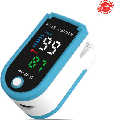 CRETO Pulse Oximeter Fingertip LED Screen, Blood Oxygen Saturation SPO2 Pulse Oximeter(Blue)