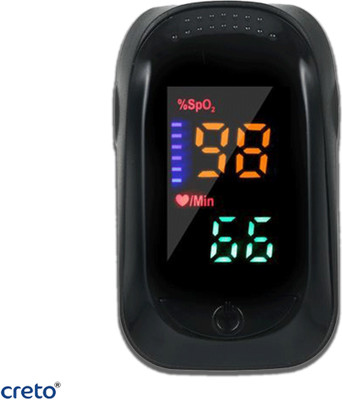 CRETO A2 Digital Display Pulse Oximeter Fingertip Pulse Oximeter(Black)