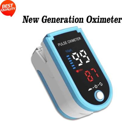 CRETO Pulse Oximeter Measure SpO2 and Pulse Rate Pulse Oximeter(Blue)