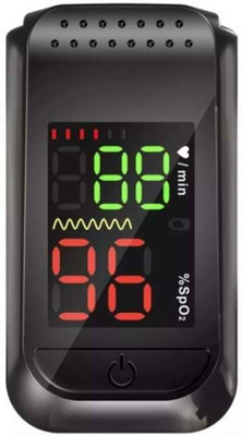 curecheck SO 811-C Oxygen Saturation Monitor, Heart Rate and SpO2 Level Oxygen Meter Pulse Oximeter(Black and White)