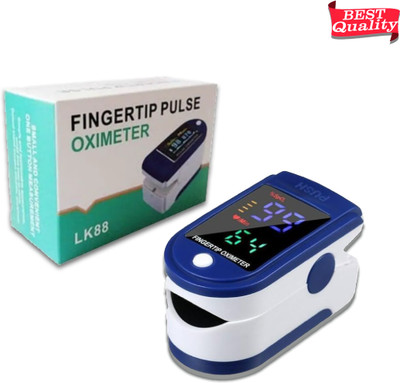 CRETO LK-87 Pulse Oximeter (Sp-O2) Blood Oxygen LED Display/ Pulse Oximeter(Blue)