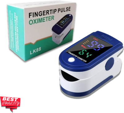CRETO LK-87 Oximeter Heart Rate and SpO2 Level Pulse Oximeter(Blue)