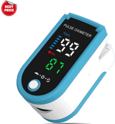 CRETO (Pulse Oximeter LED Screen, Blood Oxygen Saturation SPO2) Pulse Oximeter(Blue)