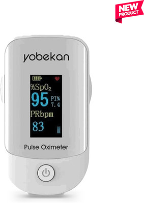 CRETO Digital Display Pulse Oximeter (SpO2) Blood Oxygen Pulse Oximeter(White)
