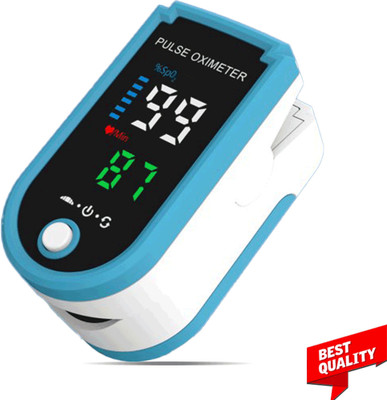 CRETO Pulse Rate Monitor (SpO2) Blood Oxygen LED Display Pulse Oximeter(Blue)