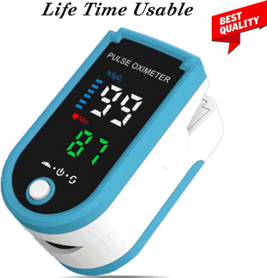 CRETO (Pulse Rate Monitor SpO2 Blood Oxygen LED Display) Pulse Oximeter(Blue)