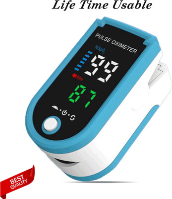 CRETO (Pulse Oximeter SpO2 Blood Oxygen LED Display)- Pulse Oximeter(Blue)