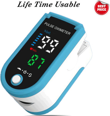 CRETO Pulse Oximeter with Oxygen Saturation Monitor (SPO2) Fingertip Pulse Oximeter(Blue)