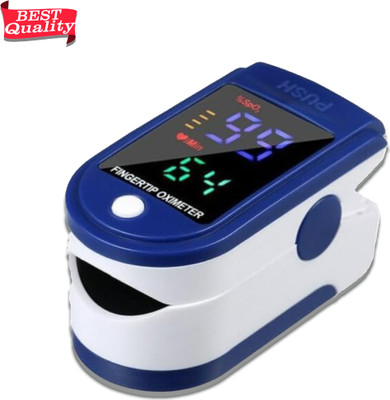 CRETO LK-87 Pulse Rate Monitor SpO2 Blood Oxygen LED-Display Pulse Oximeter(Blue)