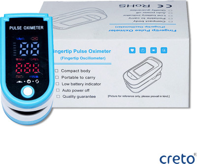 CRETO LED Display (SPO2) Pulse Oximeter Pulse Oximeter(Blue)