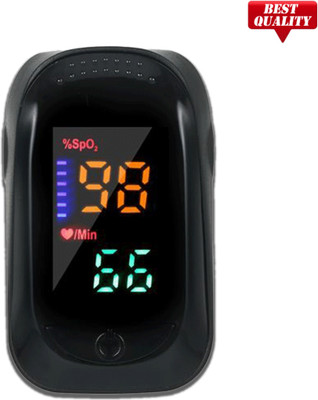 CRETO A2 Fingertip Pulse Oximeter (SpO2) Blood Oxygen Pulse Oximeter(Black)