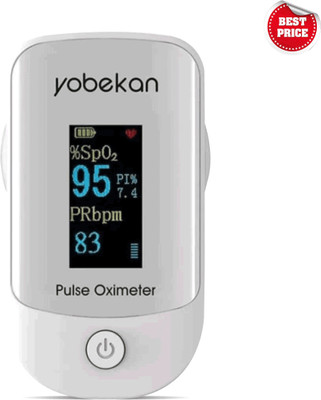 CRETO (Pulse Oximeter (SpO2) Blood Oxygen)- Pulse Oximeter(White)