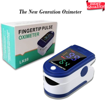 CRETO LK-87 (Pulse Oximeter Fingertip LED Screen, Blood Oxygen Saturation SPO2 Pulse Oximeter(Blue)