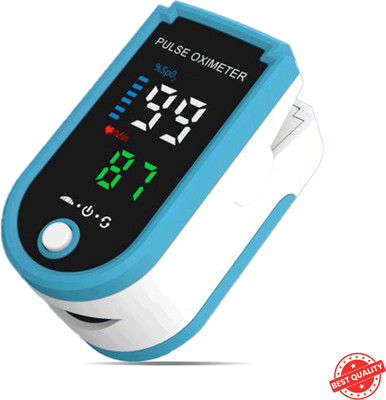 CRETO Pulse Oximeter Fingertip LED Screen, Blood Oxygen Saturation (SPO2) Pulse Oximeter(Blue)