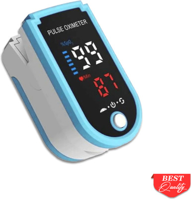 CRETO Oximeter Heart Rate and SpO2 Level Pulse Oximeter(Blue)