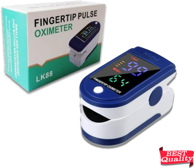 CRETO LK-87 Oximeter (SpO2) Blood Oxygen LED Display Pulse Oximeter(Blue)