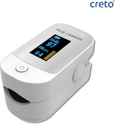 CRETO Fingertip (SPO2) Pulse Oximeter Pulse Oximeter(White)