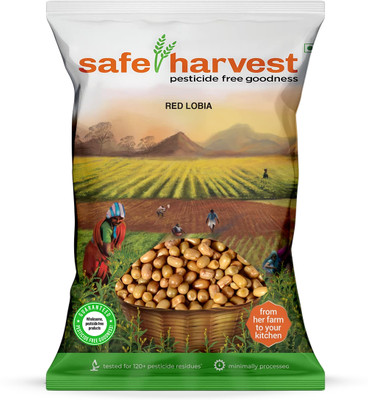 safe harvest Red Lobia (Whole) (Pesticide Free)(200 g)