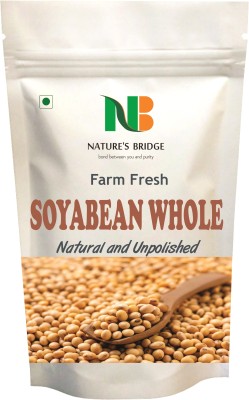 Nature's Bridge Organic White Soya Bean (Whole)(400 g)