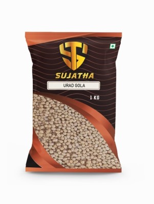 SUJATHA White Urad Gota (Whole) (SujathaTraders Premium Quality Urad Gola)(1 kg)