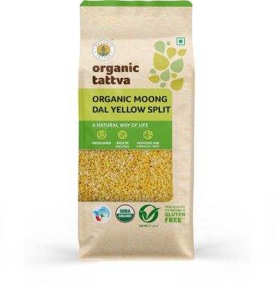 Organic Tattva Yellow Moong Dal (Split)(1 kg)