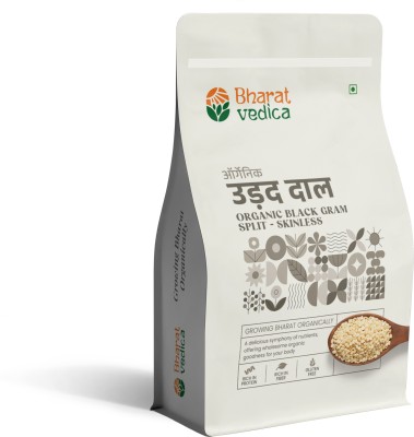 Bharat Vedica Organic Urad Dal (Split/Chilka)(1 kg)